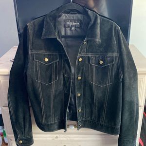 Willi Smith Black Jean Jacket Size M